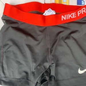 Nike Pro Crimson Red Shorts